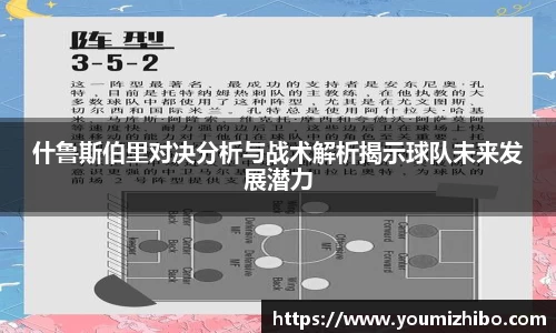 什鲁斯伯里对决分析与战术解析揭示球队未来发展潜力
